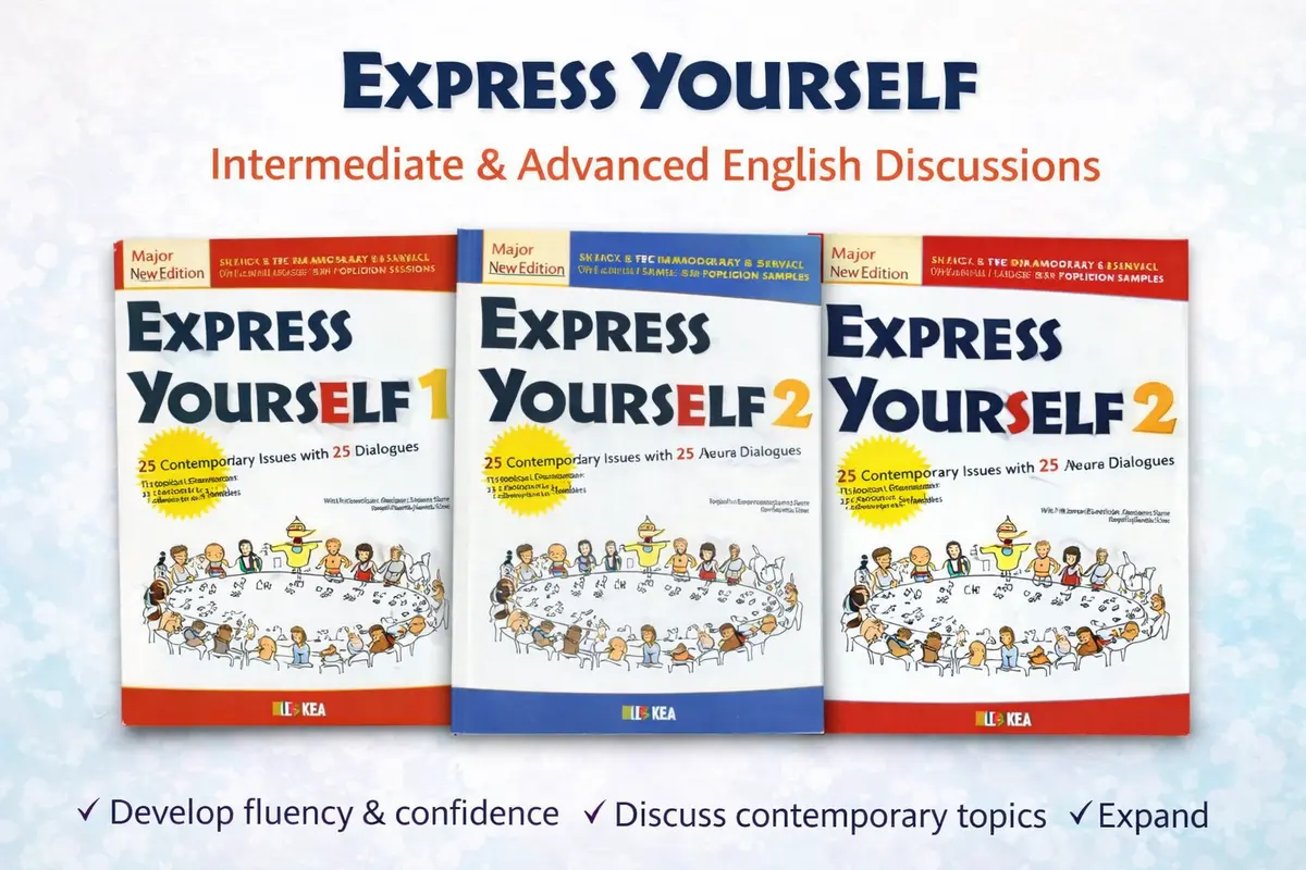 Express Yourself course catalogue poster