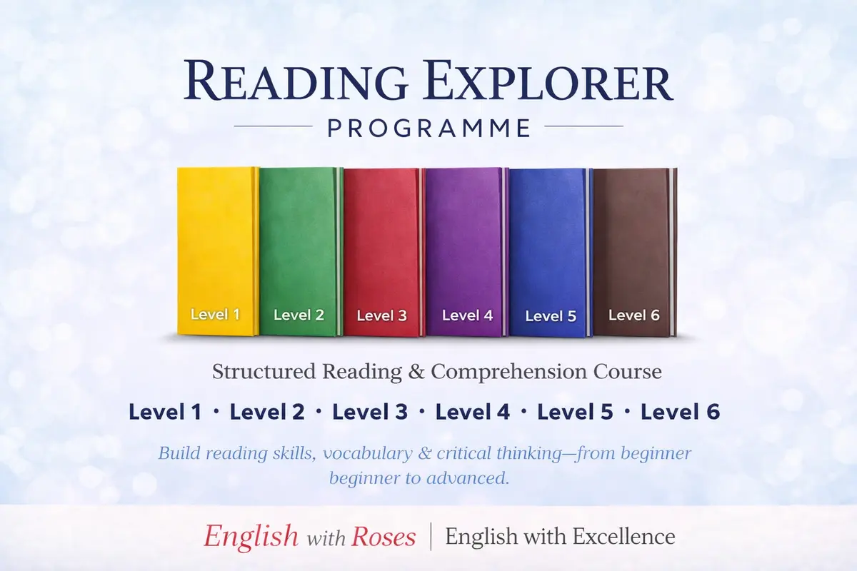 Reading Explorer course catalogue poster